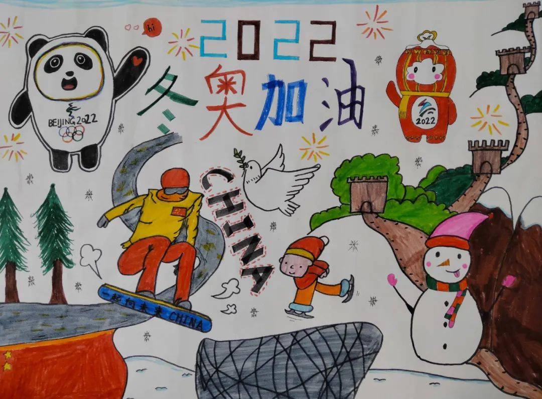 【祝福冬奥】示范中学学生绘画作品展