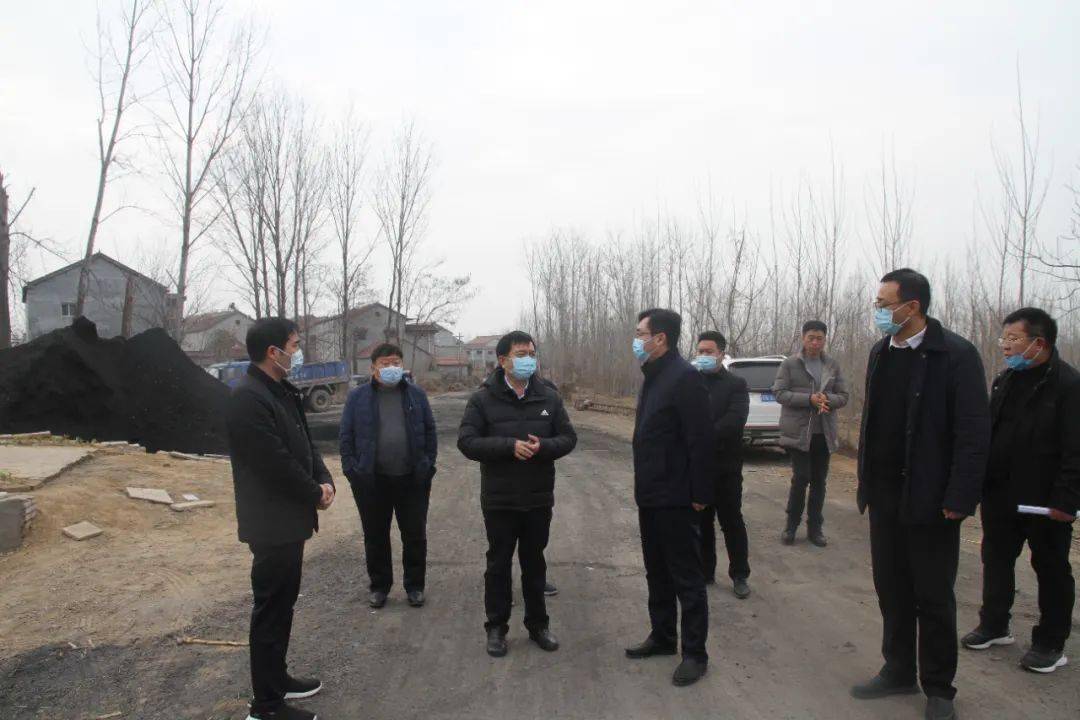 柘城县交通运输局 孙文涛实地查看惠济河沿河路工程建设_相关_耿磊