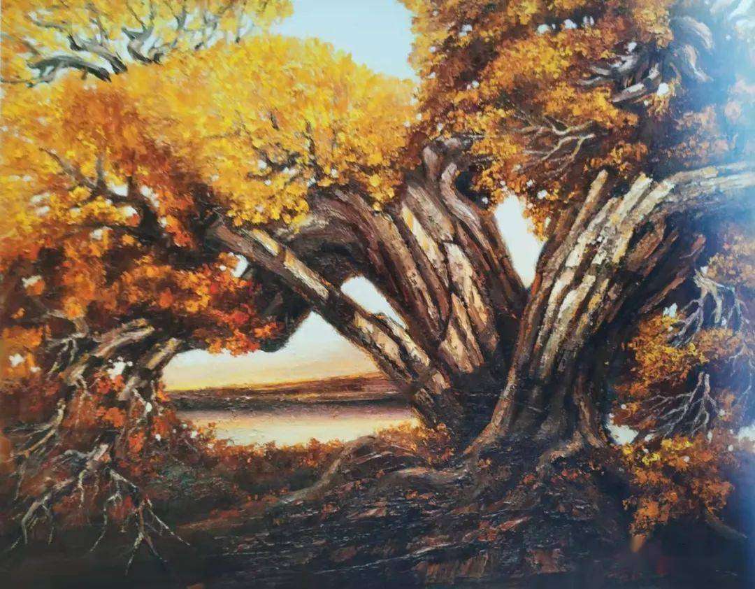 臧新宏:读油画家张铁涛_先生_胡杨_宁夏