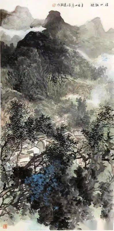 致广大尽精微赏读著名山水画家张复兴先生壬寅贺新春成功美术馆馆藏