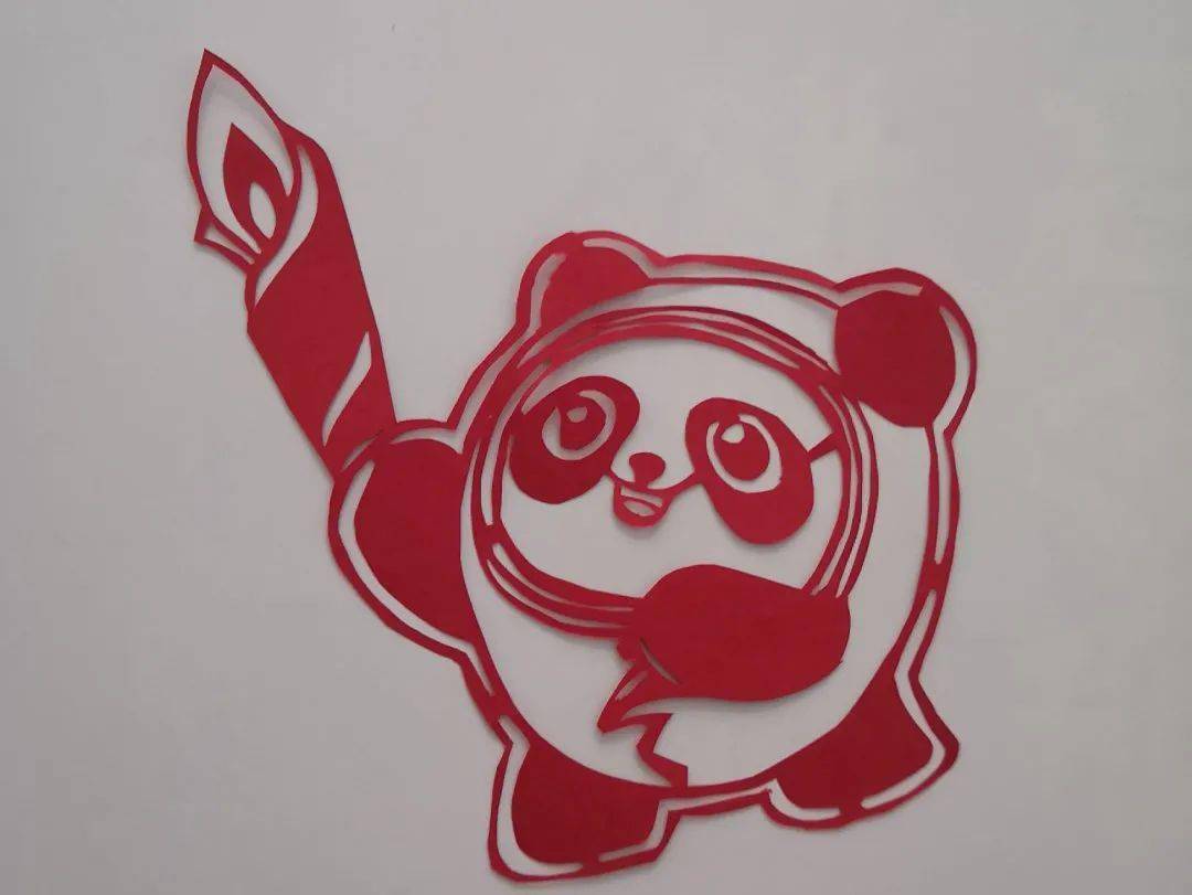 中原油田1剪纸冰墩墩安徽蚌埠石油安徽安庆石油中原油田2制作材料木板