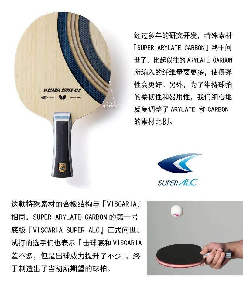 即発送可能】 選手用 中国 卓球ラケット 特制 VISCARIA ALC W968