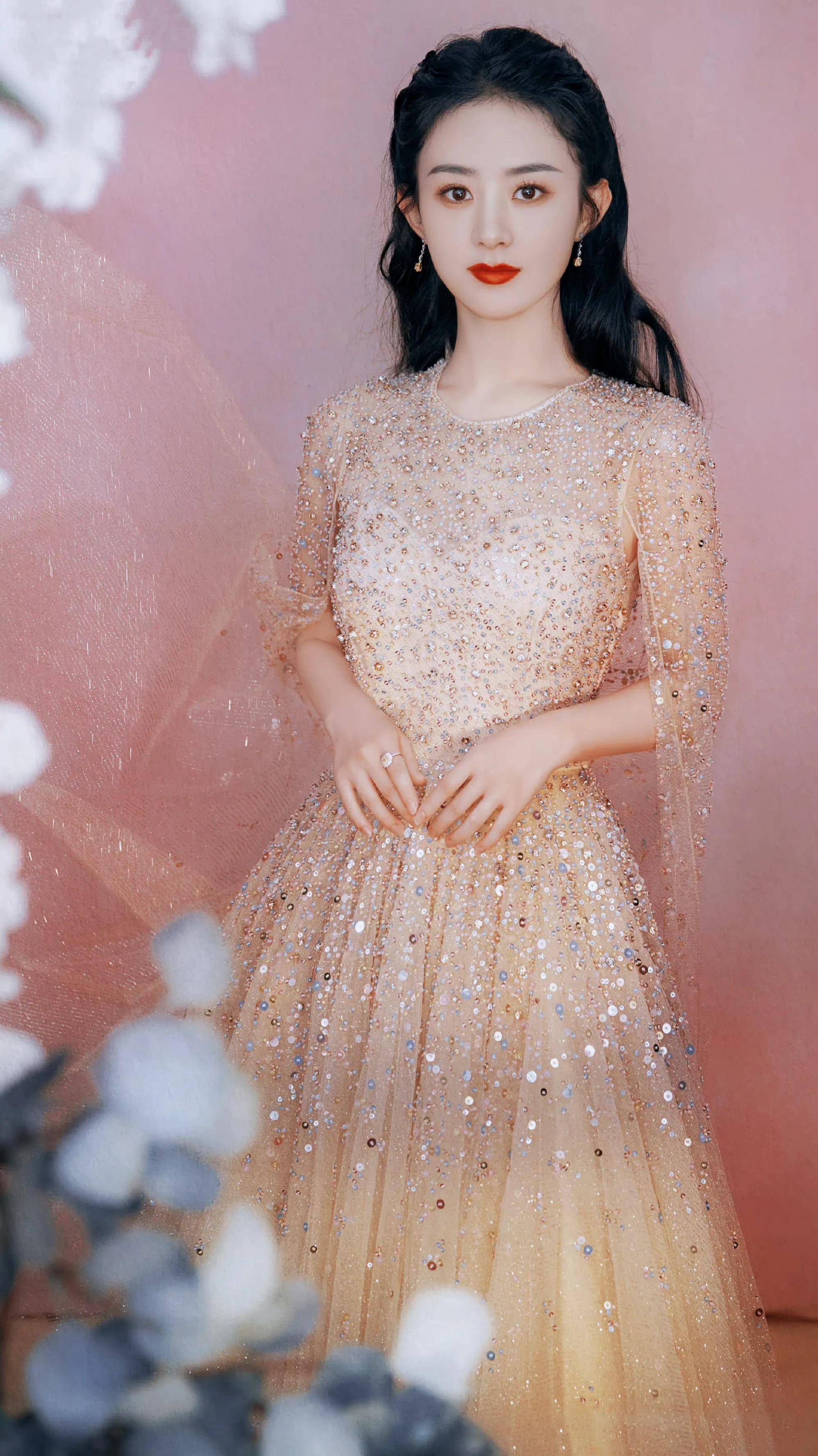 女星赵丽颖的神仙颜值:天上仙子下凡尘_赵丽颖_仙子