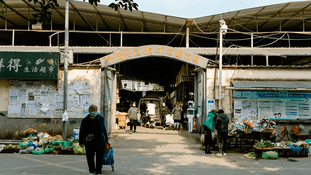 成都伏龙小区城南的土味城中村