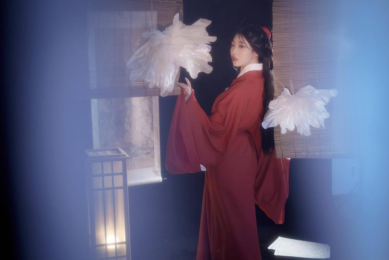 次元岛|汉服私影，明月照高楼，流光正徘徊