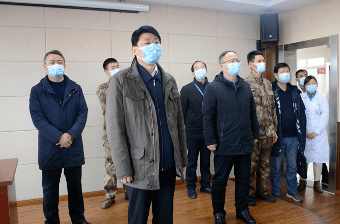 县委书记霍辉,县长方勇到望江县医院检查指导2022年春季征兵体检工作