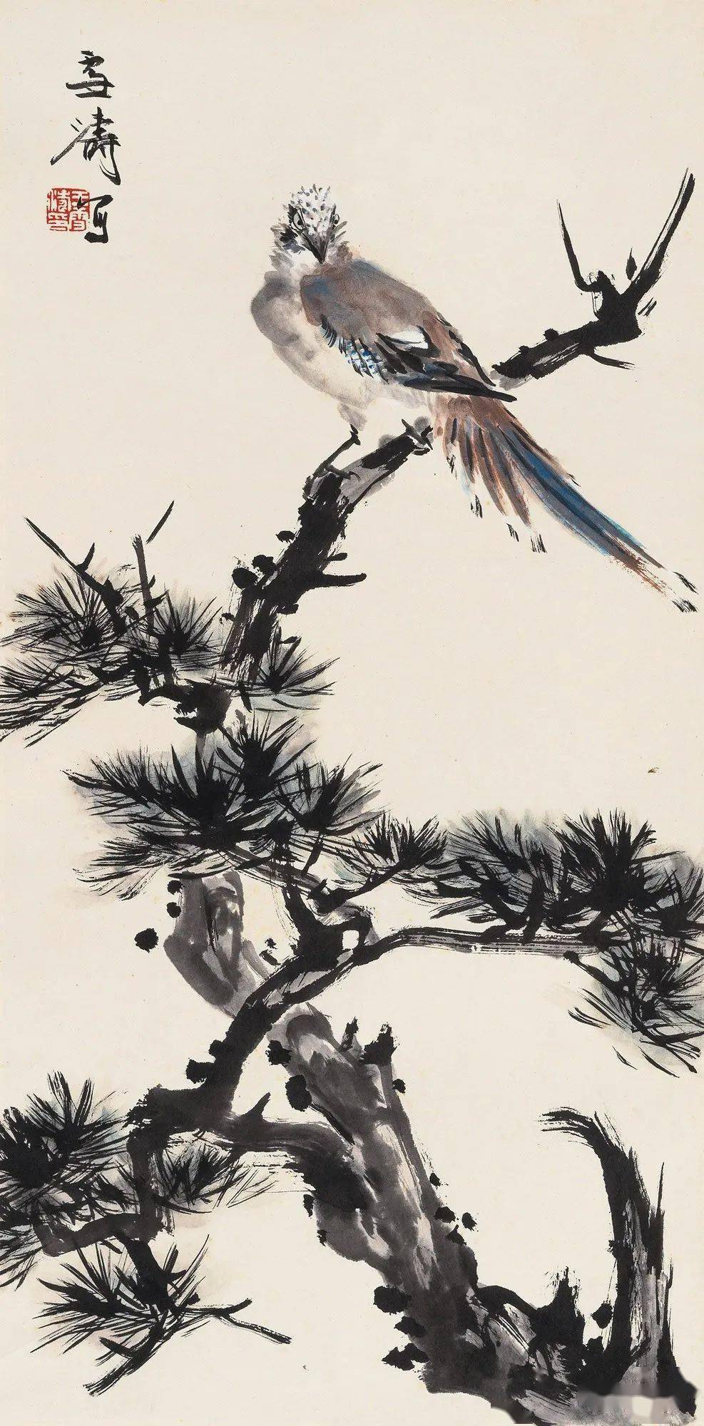 春风浓艳荣宝斋王雪涛花鸟拍品欣赏