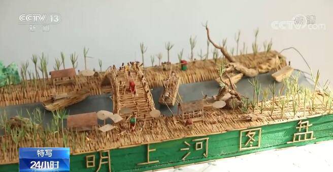 沙连山|小模型记录大时代 “火柴爷爷”用小小火柴棍将冬奥会微缩在方寸之间