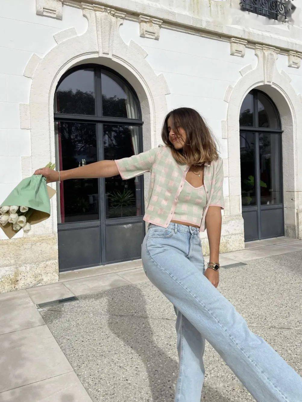 or 针织衫+阔腿裤，开春最佳显瘦cp！