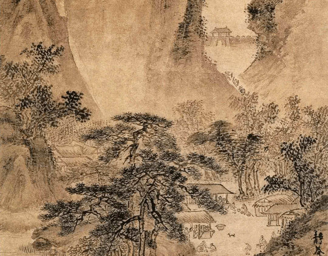 戴进《关山行旅图》赏析