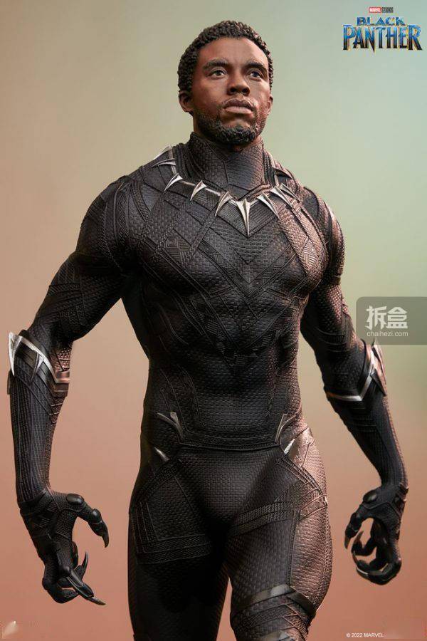 标志性SIDESHOW 1/4 MARVEL 漫威 BLACK PANTHER黑豹 电影GK雕像