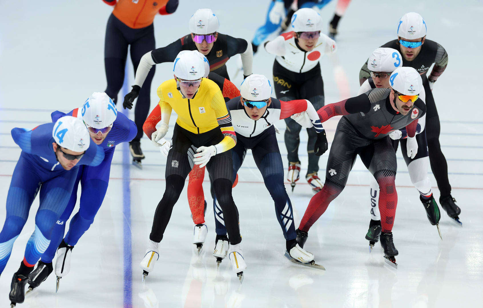 中国|速度滑冰男子集体出发决赛比利时选手夺冠 宁忠岩第12