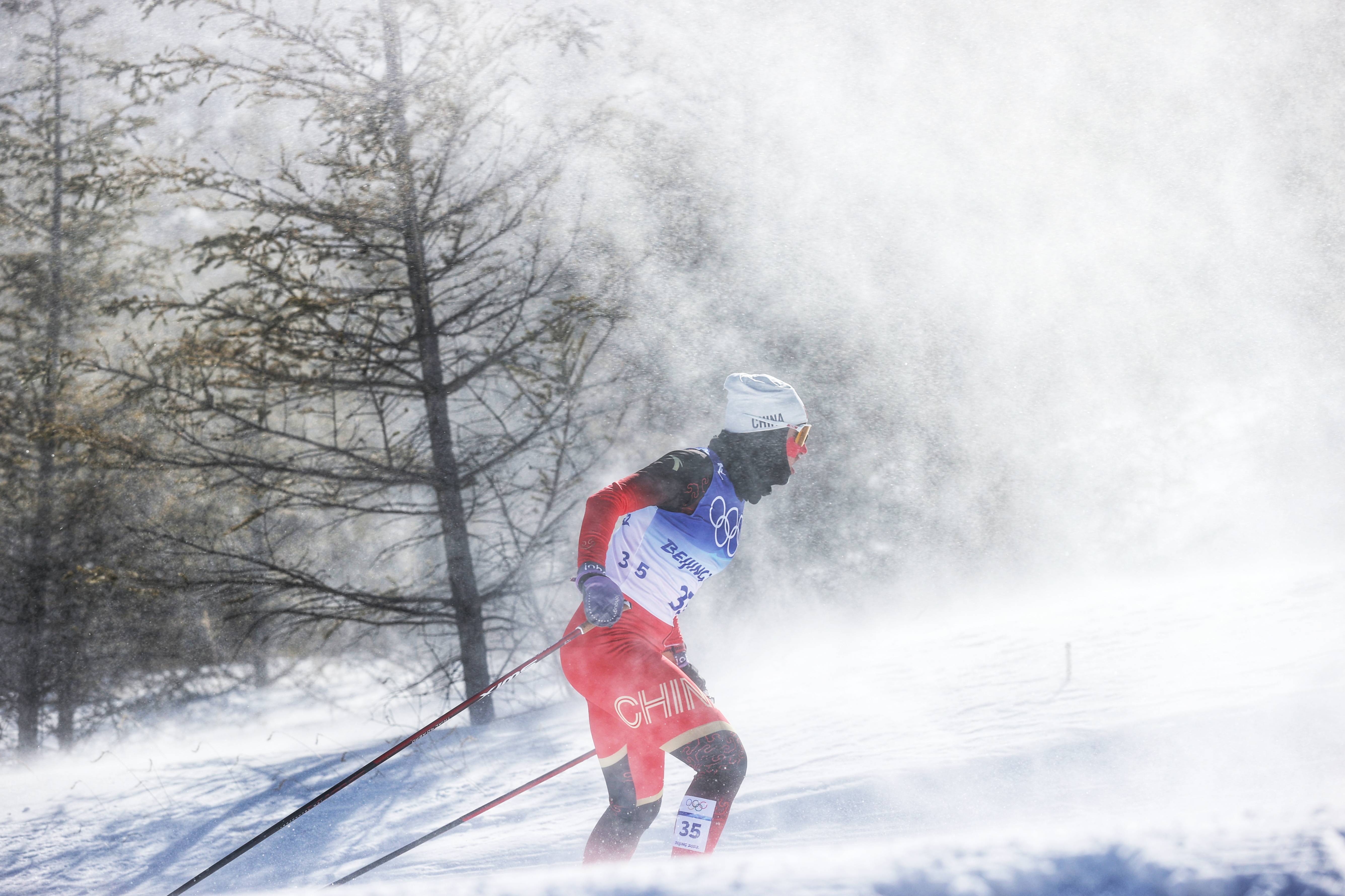 池春雪|越野滑雪女子30公里集体出发，挪威选手摘金