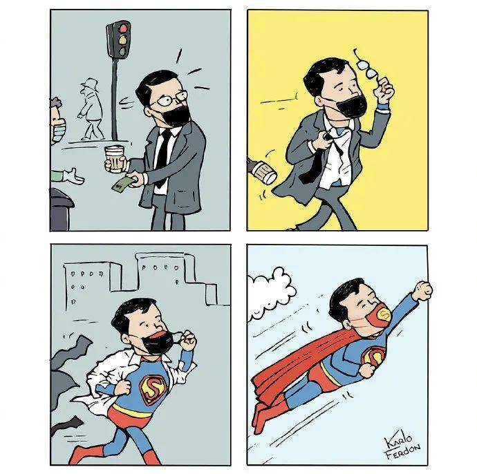 超级英雄|漫画家笔下的超级英雄小段子，冷到极致却又迷之好笑！
