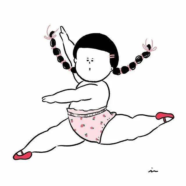 肉嘟嘟的"诱惑",比网红身材可爱一万倍的她们_女孩_芭蕾舞_时候