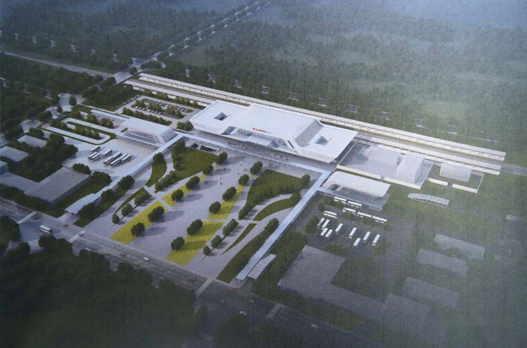 高铁最新消息颜值爆表京山南站效果图来了