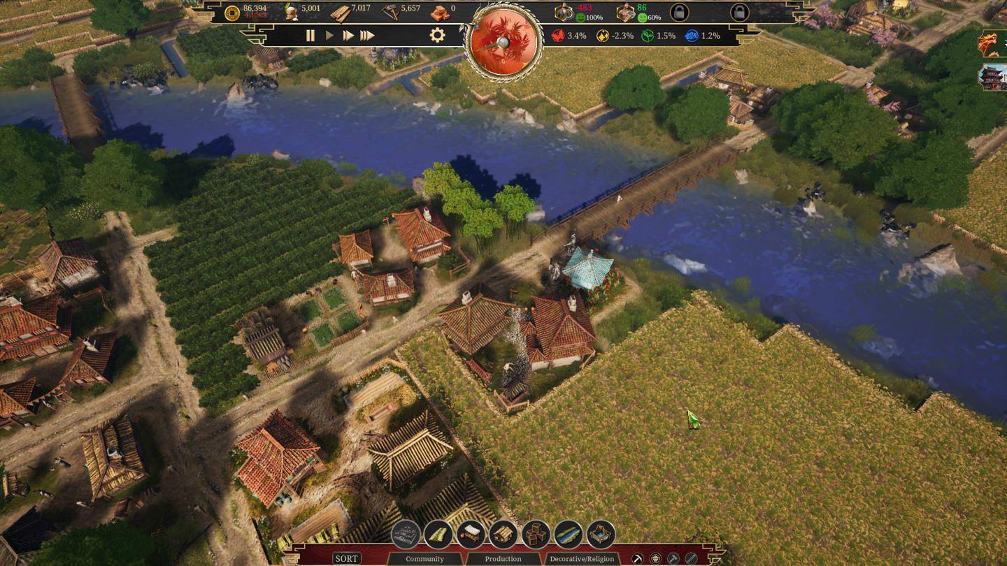 中国|中国风建造游戏《天朝上国》上架 Steam，推出免费试玩版