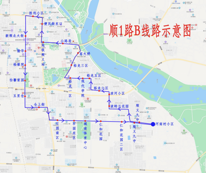 关注顺义首条正式公交环线下月开通