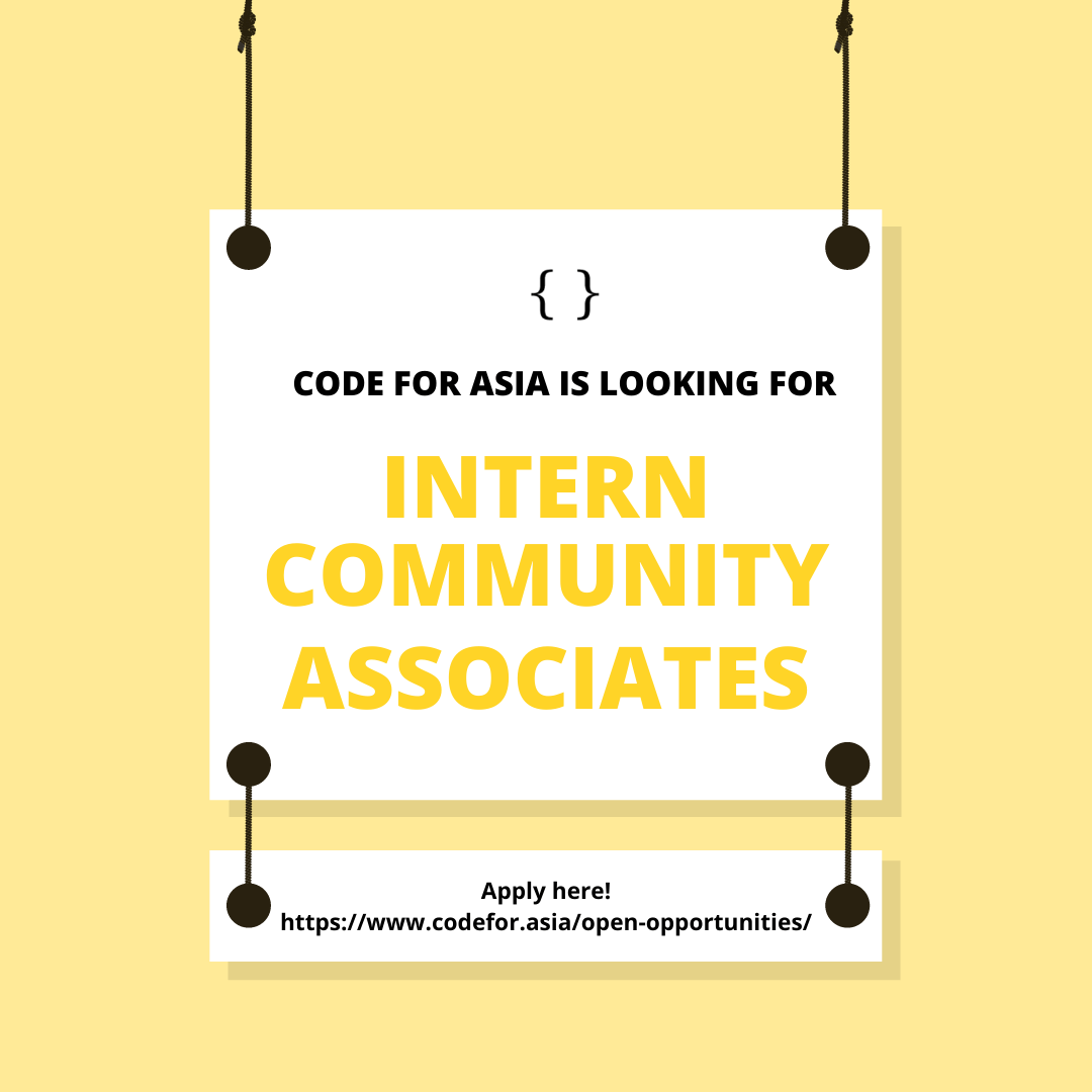 招聘 | Code for Asia is looking for!_an_Our_team