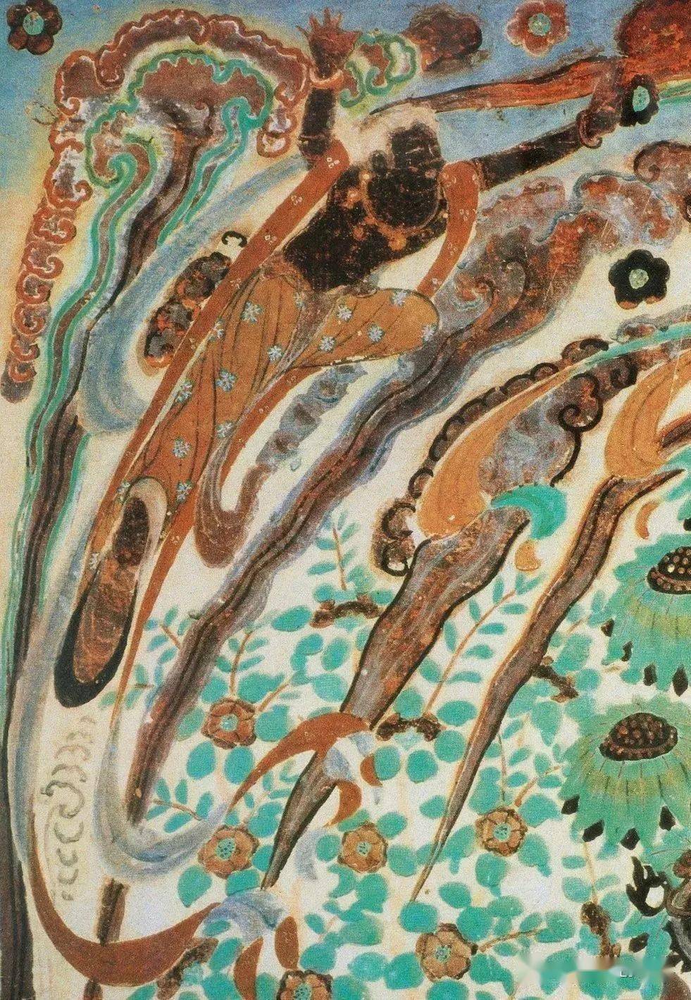 敦煌壁画的色彩构成_画面_颜色_绘画