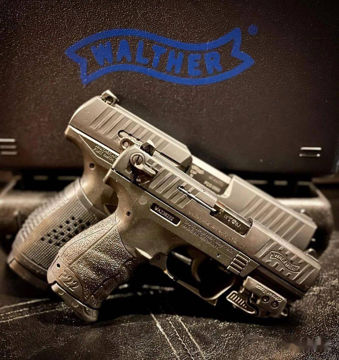 颜值颇高的小口径德国瓦尔特p22手枪美图欣赏