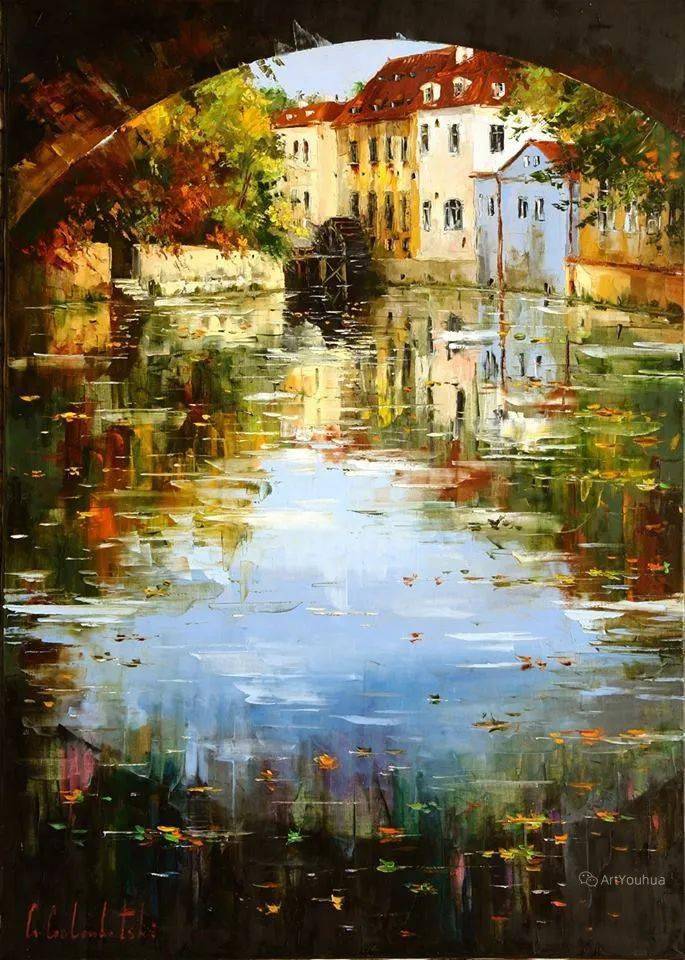 俄罗斯画家格列布戈鲁贝茨基色彩饱满画风治愈的风景油画欣赏