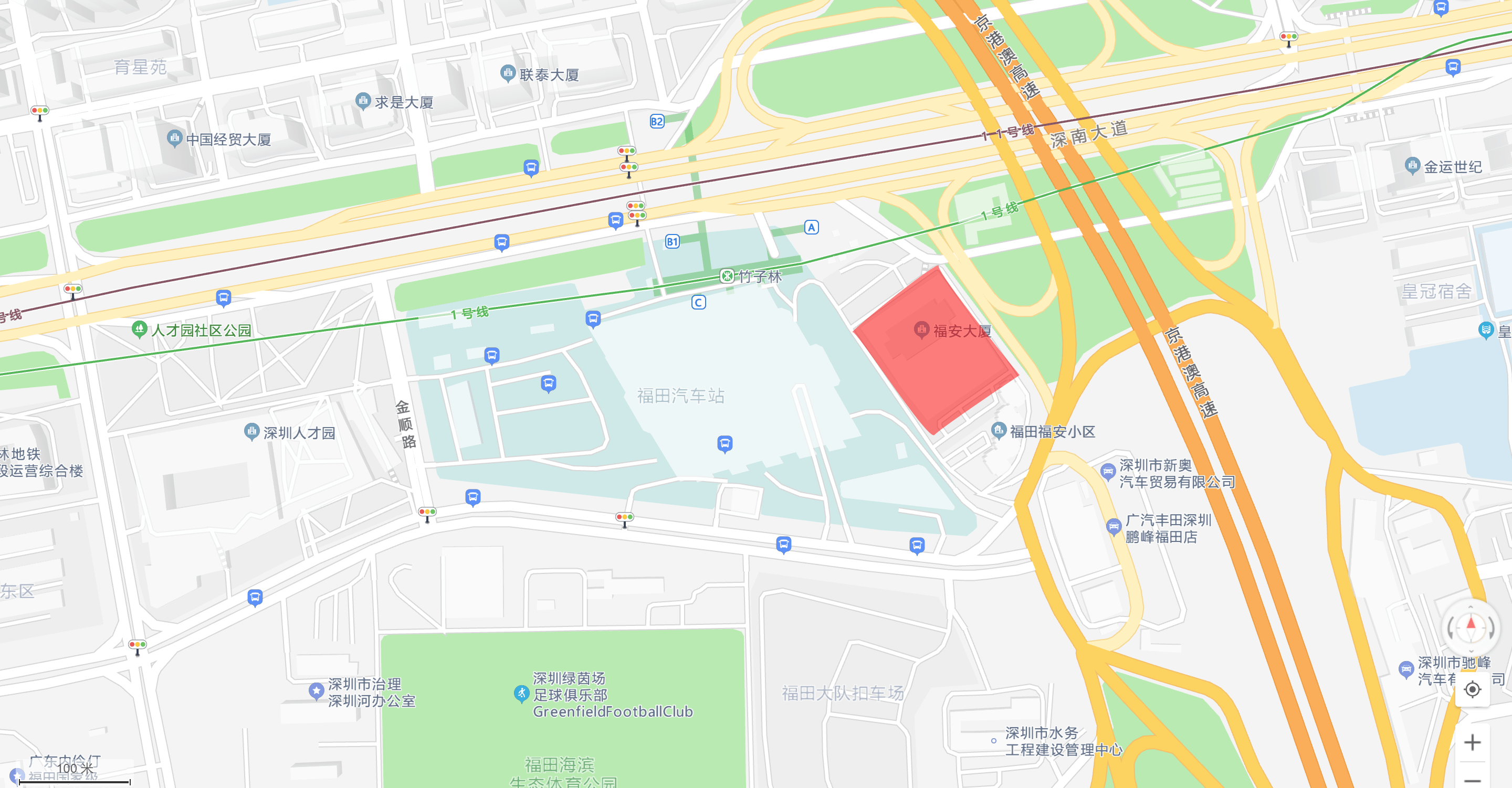 福田区防范区地图图片