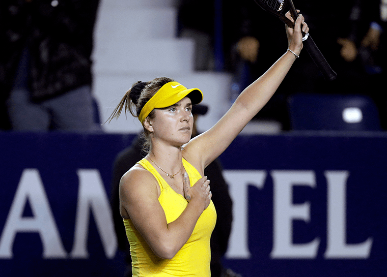 乌克兰网球明星承诺向她的国家军队捐赠奖金