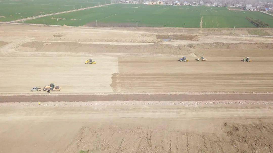 老子故里在涡阳丨跑道已初具雏形位于涡阳的亳州机场建成这样了丨3