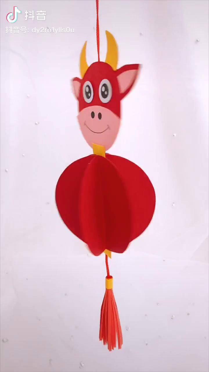 可可爱爱的牛年手工挂饰送给你们