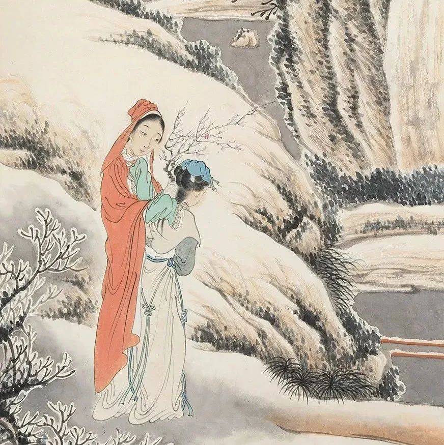 古今名家笔下《踏雪寻梅》图,你喜欢哪一个?_孟浩然_黄慎_潘振镛