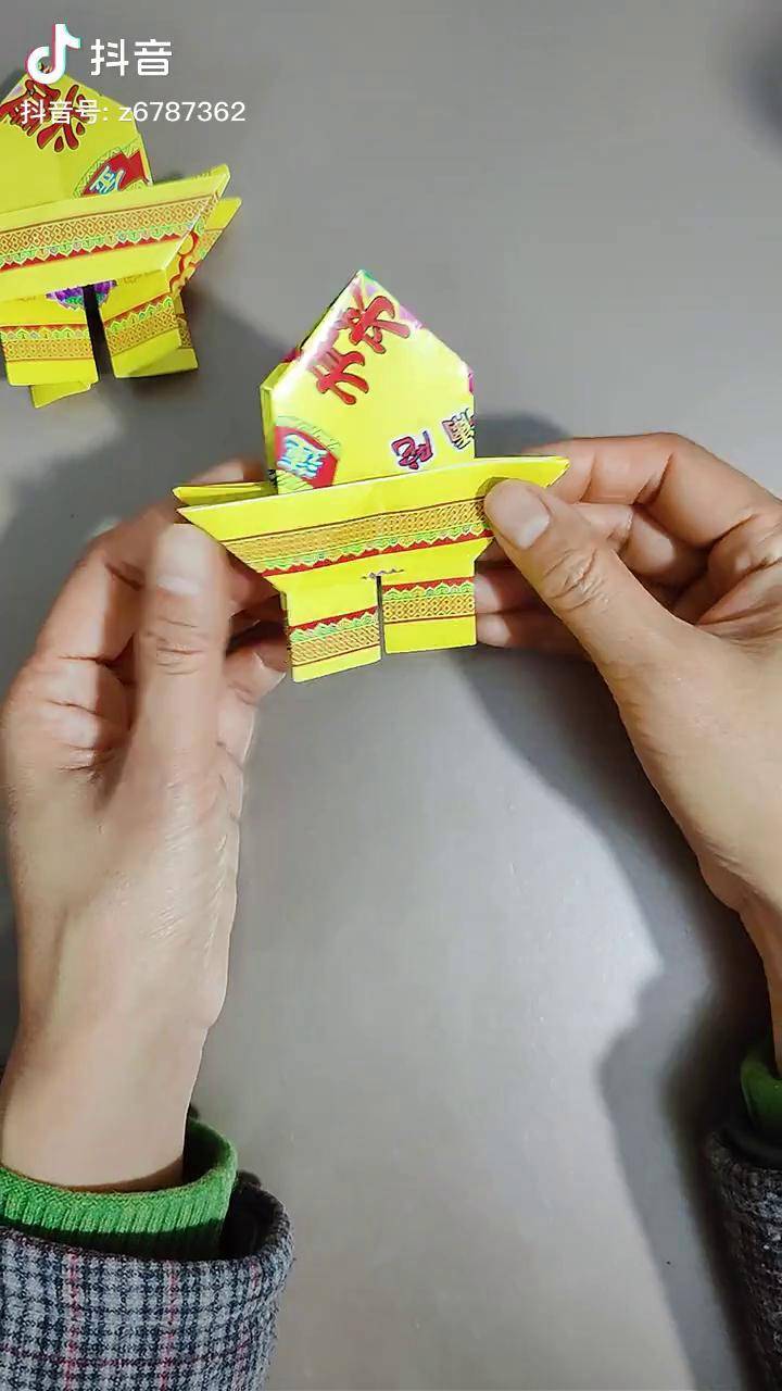 折纸教程家有读书的看过来琴姐教大家文昌塔希望你们都能学会折纸文昌