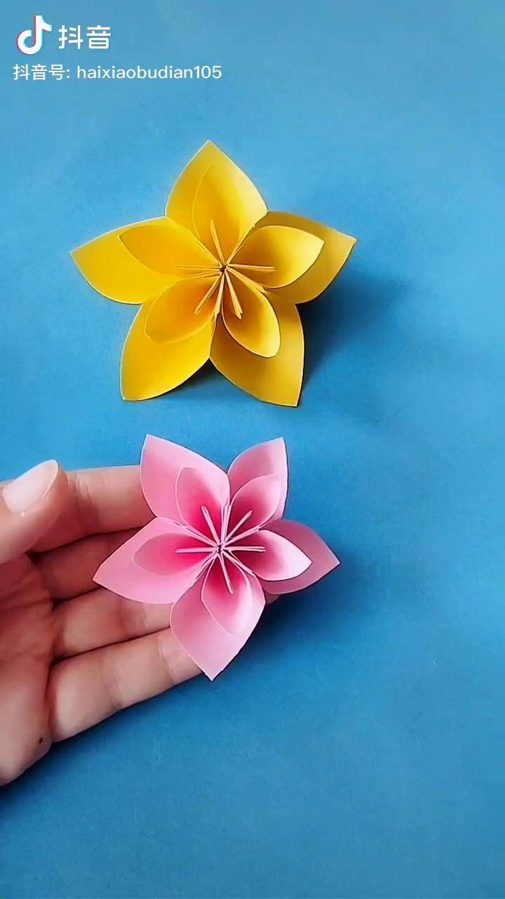 折纸手工简单 花朵图片