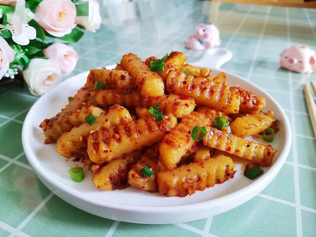 香辣狼牙土豆香辣下饭超级满足