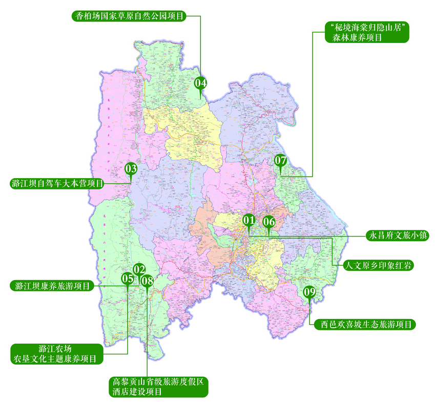隆阳区行政区划图图片