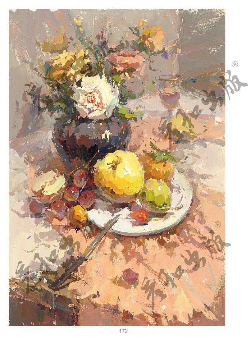 久仰久仰风景静物一本通色彩临摹书籍水粉画范本色调国美校考央美绘画