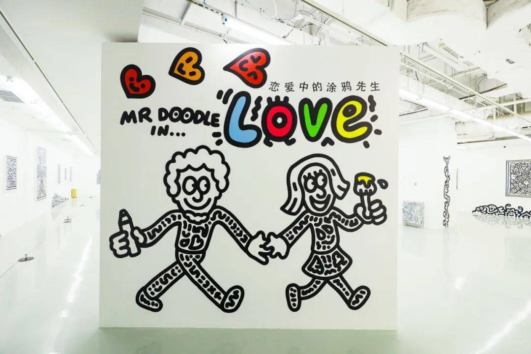 有了她生活便充满了颜色mrdoodleinlove恋爱中的涂鸦先生