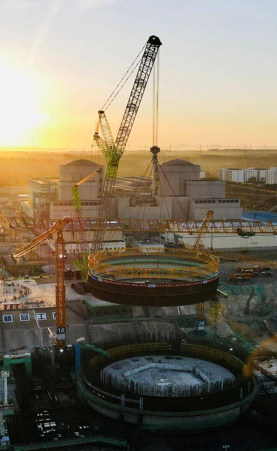 十四五时期首个开工华龙一号核电项目海南昌江核电3,4号机组中俄两