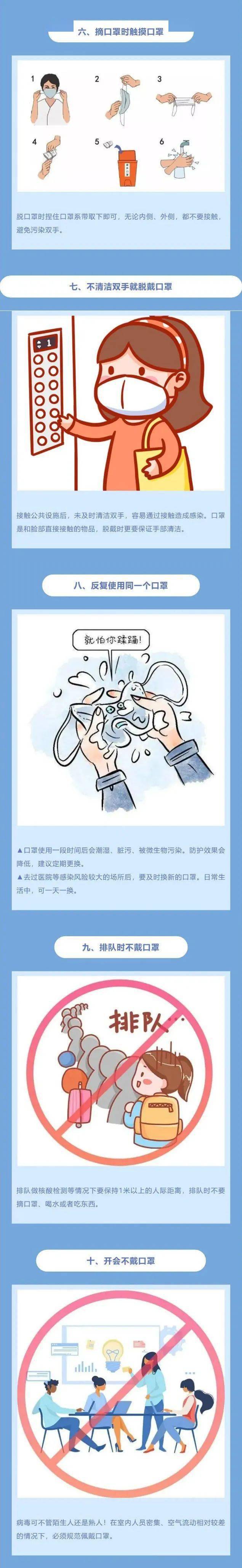 读长图丨这些防疫错误操作,你有吗?_甘肃省_来源_宣传教育中心