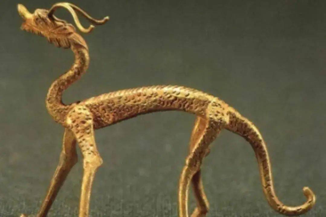 陕西工地发现大唐宝藏国宝级文物赤金走龙博物馆展出时被盗