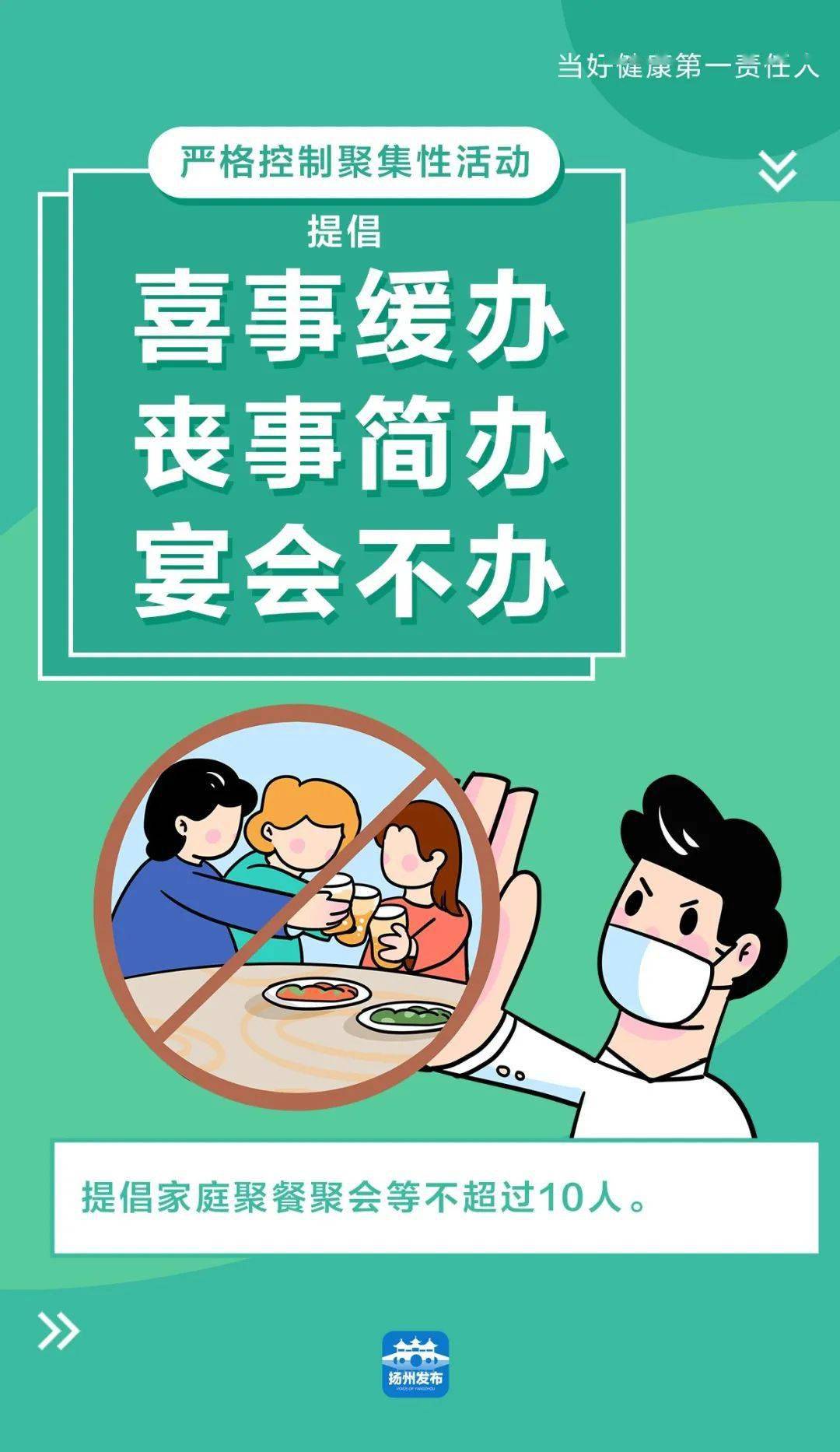 所有人严控聚集性活动