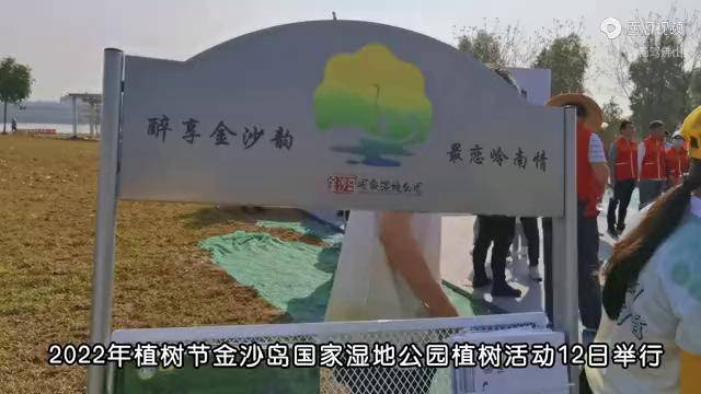 為美麗家園築起一道綠色長城丹灶鎮金沙洲國家溼地公園再添新綠