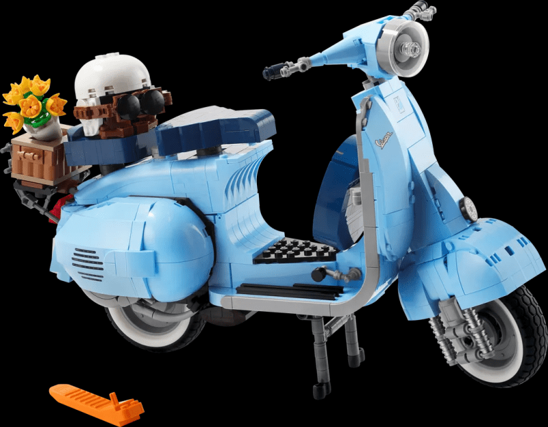 模玩資訊lego10298創意系列偉士牌vespa125磚拼模型