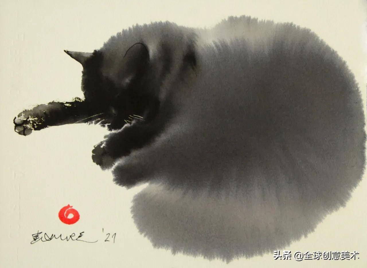 老外的写实写意"国风"水墨|耐看值爆表_作品_安德烈·_瓦克