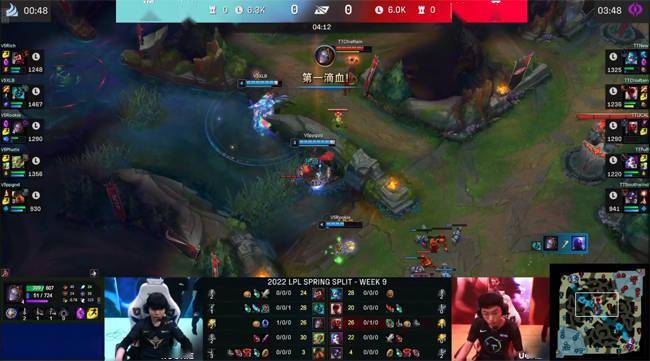 世一亲|LOL-LPL：Rookie“世一亲”阿狸魅惑无解主宰团战，V5 2-0轻取TT