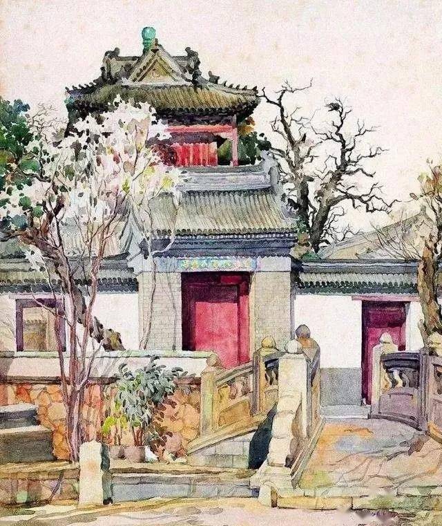 吴冠中的这些水彩作品，美透了！_搜狐网