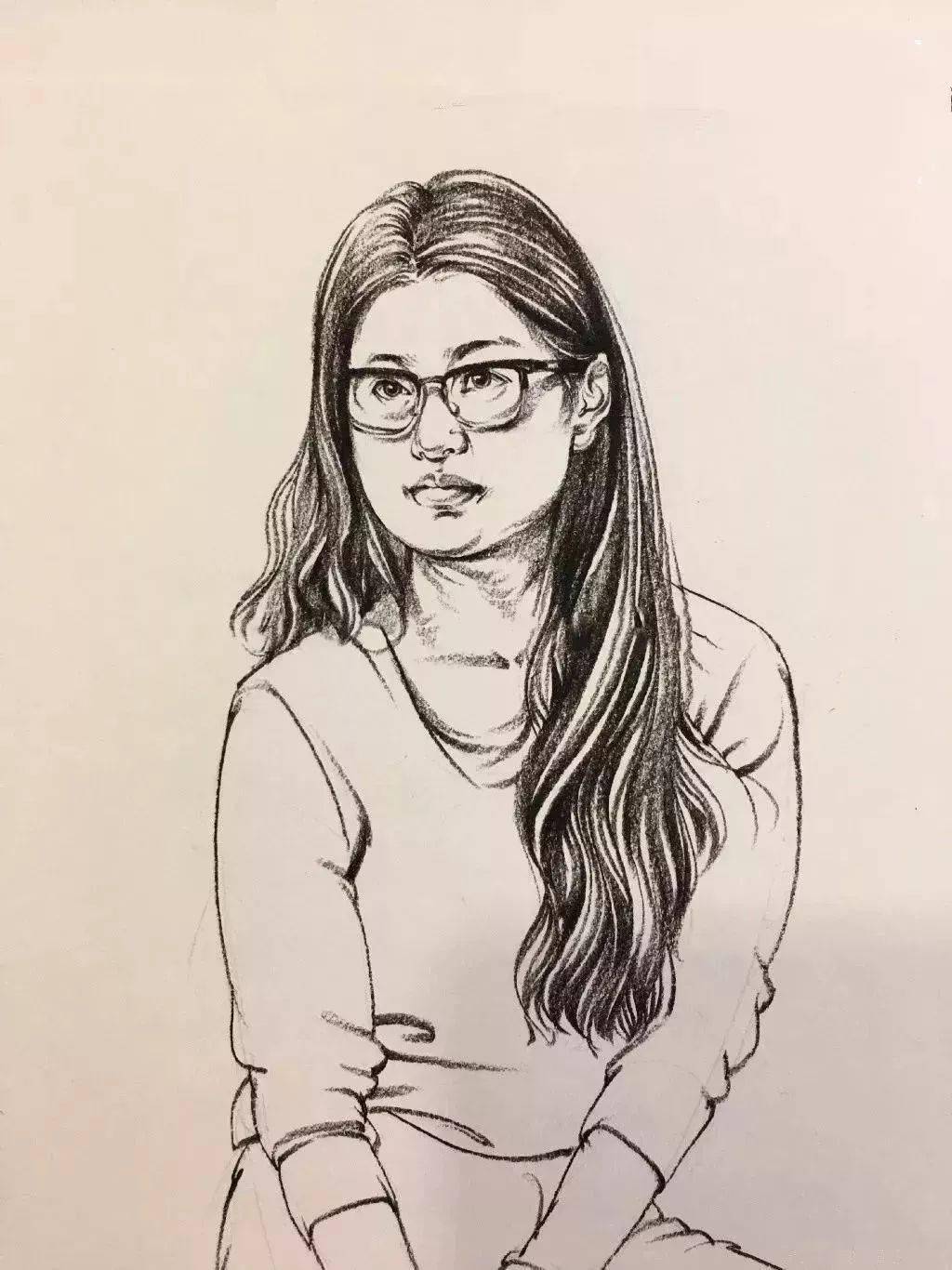 人物速写步骤图解2组示例