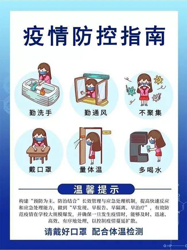 平安校园 | 龙海一中疫情防控温馨提示