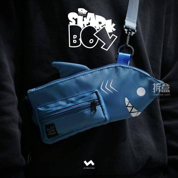 系列|J.T STUDIO 8”2GO 系列 小屁鯊 狂暴黑鯊 聯名可動人偶