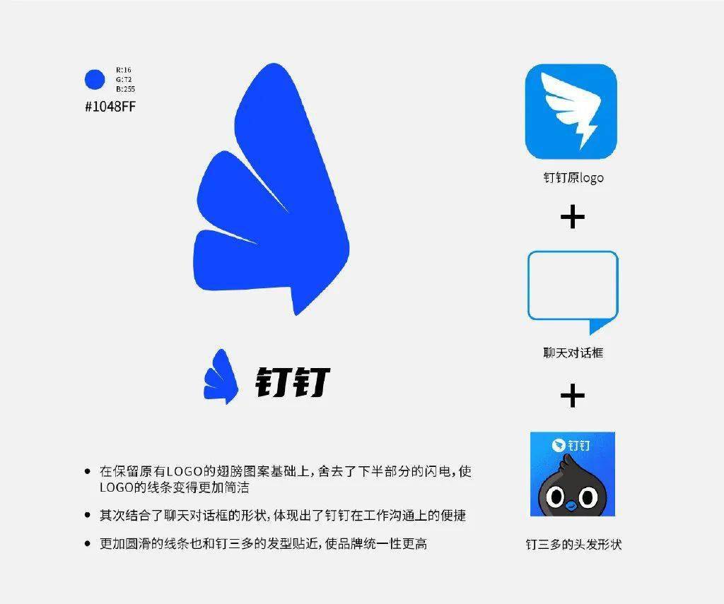 钉钉的logo设计理念图片